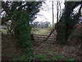 Blocked field entrance off Carr Lane