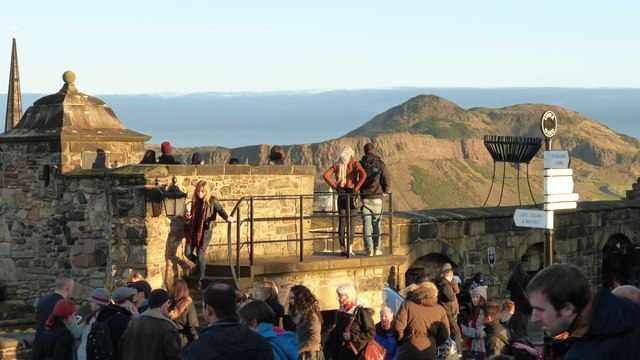 Edinburgh Castle visitors