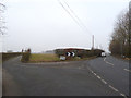 Junction of Mossborough Hall Lane and B5203 Blind Foot Road