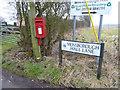 ER Postbox at junction of Mossborough Hall Lane and B5203 Blind Foot Lane