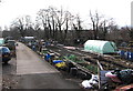 Riverside allotments in Cwmbran