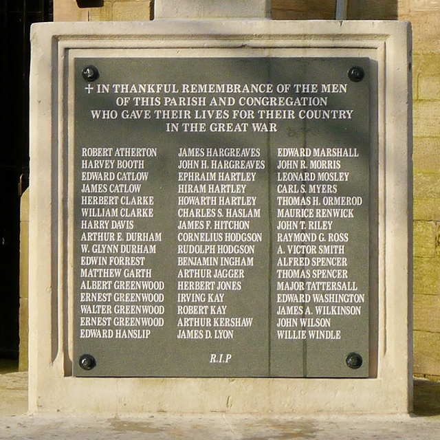 War Memorial Dedication, St Matthew's... © David Dixon cc-by-sa/2.0 ...