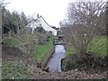 Public footpath, alongside drainage channel, Rydon