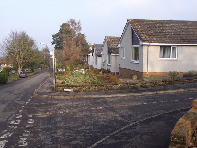 A street junction in Newport-on-Tay
