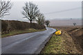 TA2102 : Lane with newly dug drainage ditch by J.Hannan-Briggs