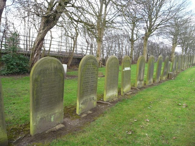 Paupers' graves, Stretford Cemetery, from the south
