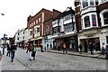 Guildford:  The High Street, Pedestrianised Section