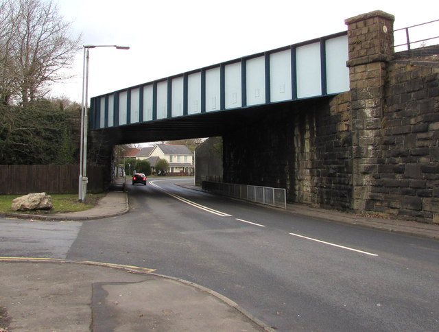 South side of a railway bridge in... © Jaggery :: Geograph Britain and ...