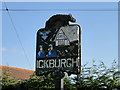 Ickburgh village sign (detail)