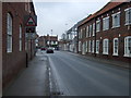 Approaching the level crossing on Flemingate