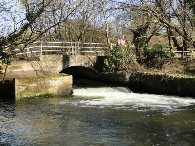 Sluice at Mill Carr, part of the River Wissey