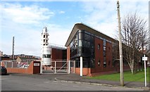 J3473 : Administrative building at the Central Fire Station, Belfast by Eric Jones