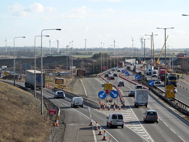 Catthorpe Interchange © Ian Rob :: Geograph Britain and Ireland