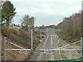 View North East from railway bridge on Arch Lane, Garswood