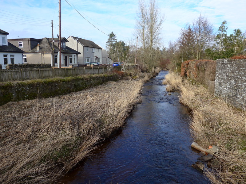 The Kype Water At Sandford, Looking © Gordon Brown Cc-by-sa 2.0 