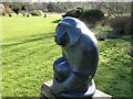 Baboon sculpture