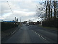 A5118 at turn for Padeswood Cement Works