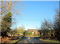 Approaching A451 Five Ways Near Churchill