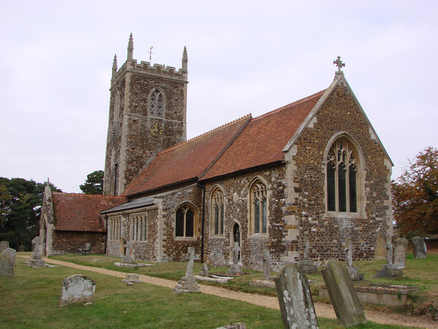 West Newton St. Peter and St. Paul's... © Adrian S Pye cc-by-sa/2.0 ...