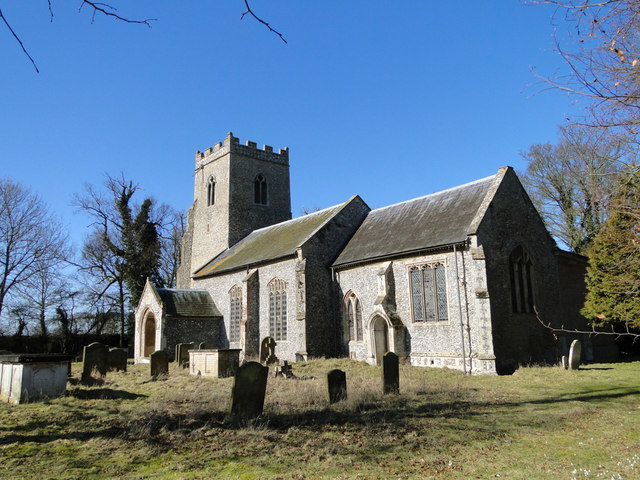 Warham St. Mary Magdalene's church © Adrian S Pye cc-by-sa/2.0 ...