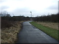 Cycle track towards Bude Road