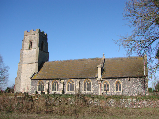 Ickburgh St. Peter's church © Adrian S Pye :: Geograph Britain and Ireland