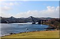 Coastal fields and Connel Bridge