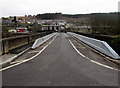 South across a river bridge in Cymmer