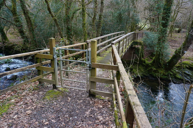 Footbridge over the Plym