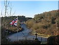 Flag at Drybrook Church