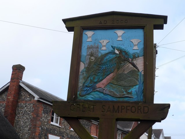 Village sign, Great Sampford