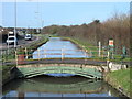 The New River north of the Lower Road bridge