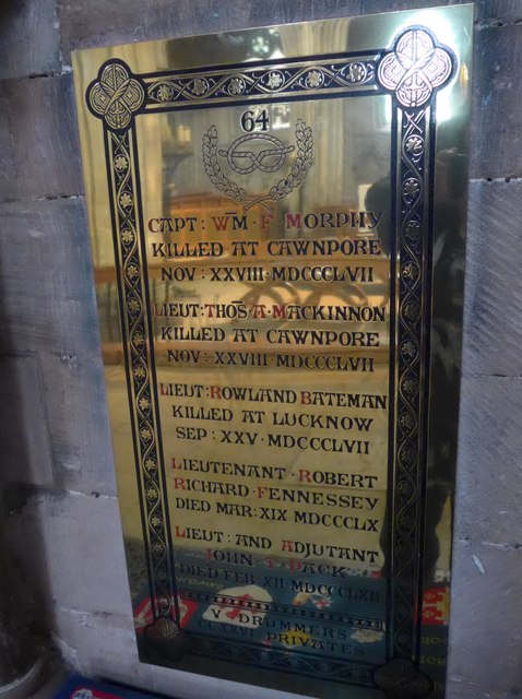 Lichfield Cathedral: memorial (10) © Basher Eyre cc-by-sa/2.0 ...