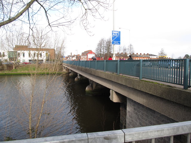 The Ormeau Bridge from the south side