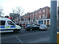 Traffic incident, junction of Stuttgarterstrasse & Windsor Place, Cardiff