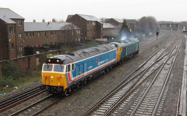 Class 50 locomotives in Cardiff