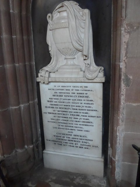 Lichfield Cathedral: memorial (58)