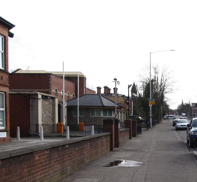 The mothballed Ballynafeigh (Ormeau Road) PSNI Station