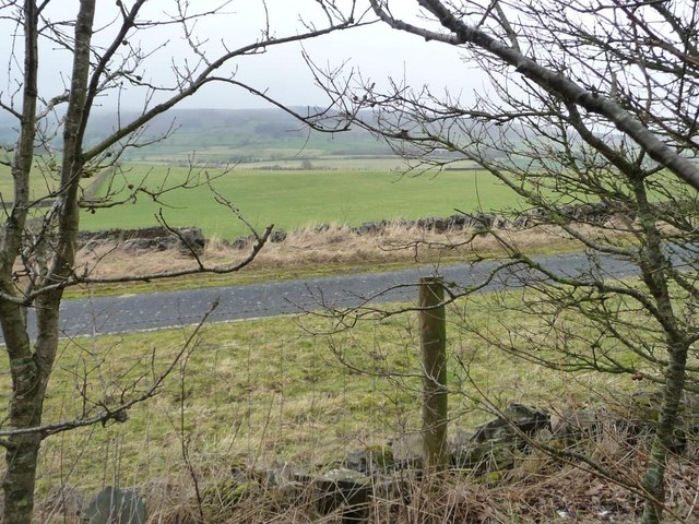 The old A65 from the new, west of Draughton