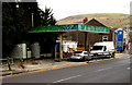 Former National filling station in Cymmer