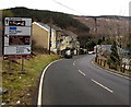 Destination choices on the approach to Cymmer