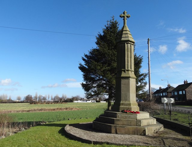 The war memorial in Marsh Lane