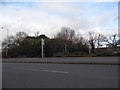 Looking towards the retail park on Marshall Road