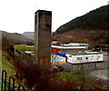 SS8696 : Fire Station tower, Cymmer by Jaggery