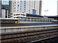 Long shelter at Cardiff Queen Street railway station