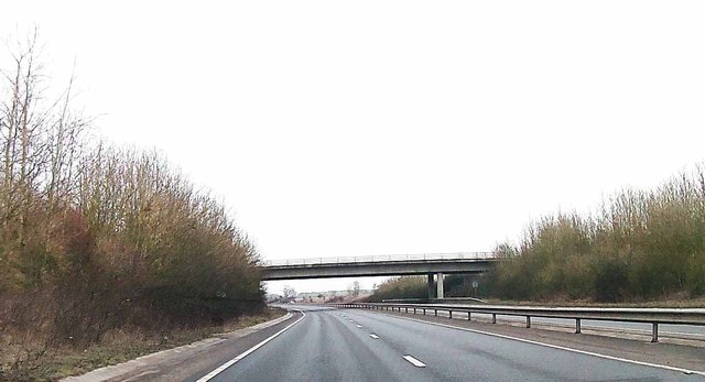 The Thelveton flyover on the A140