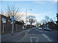 High Street at the junction of Swan Lane, Sandhurst