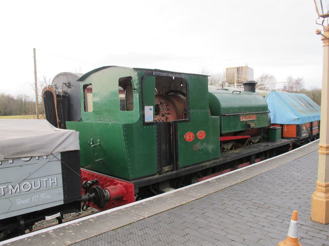 Locomotive "Carnarvon" of South Devon Railway