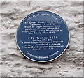 The Great House blue plaque, Usk