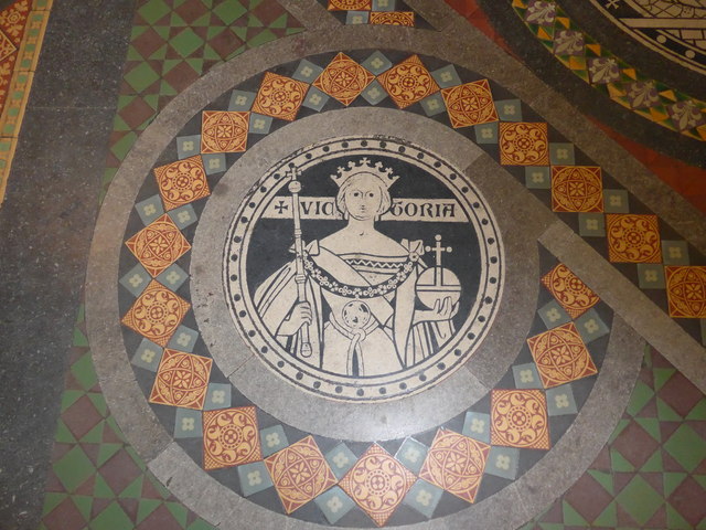 Lichfield Cathedral: floor portraits (13)